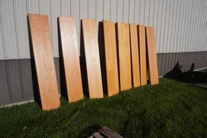 lot 118 image: Ten bi-fold doors 1) PR 48 X 80, 3) PR 60 x 80 x 64