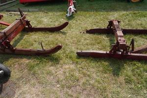 lot 157 image: Wood Bob sled