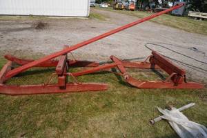 lot 156 image: Red wood bob sled