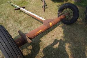 lot 88 image: Two wheel transport axle