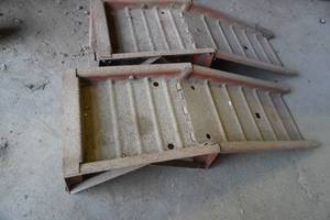 lot 177 image: Set of steel car ramps
