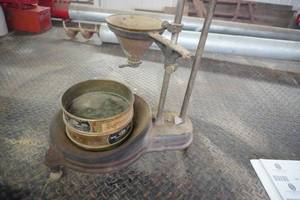 lot 193 image: Staing standard Sift sieves with stand