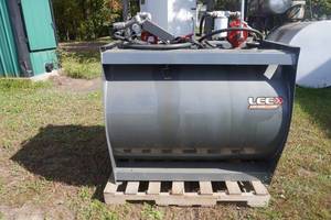 lot 202 image: Fuel Tank with two 100 gal sides and fuel pumps