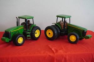 lot 89 image: Two John Deere Tractors, 8420 & 8410