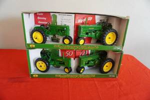 lot 125 image: John Deere 50th Anniversary 40, 50, 60, 70 tractors