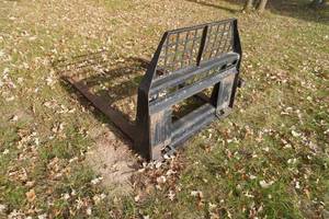 lot 161 image: CAT Fork attachment with 48 Tines-Adjustable