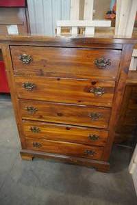 lot 261 image: Five Drawer Chest 30 W x 50 H x 19 D