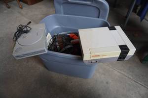lot 312 image: Nintendo 64, Play Station and many games