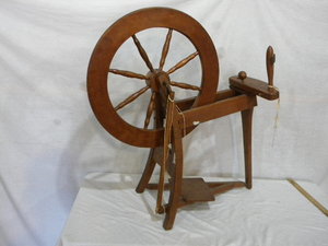 lot 43 image: 21 Spinning Wheel-missing parts