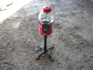 lot 62 image: Gumball machine Repro-unattached