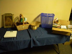 lot 125 image: VHS Tapes and baskets
