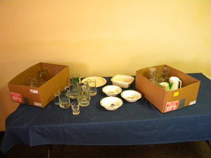 lot 142 image: Glass Mugs, Glasses, misc.