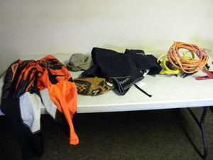 lot 178 image: Mens XL & Womens L wet suits