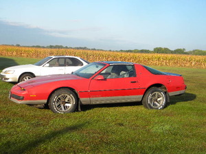 lot 97 image: 85 Pontiac Firebird, Two Door, 131,xxx mi Jump started, driven on farm
