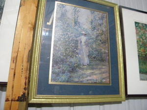 lot 255 image: Lady in the Garden picture picture