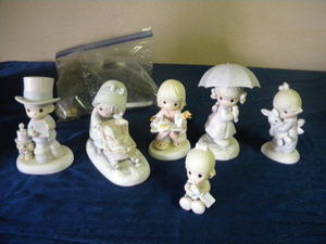 lot 514 image: Precious Moments 6 Figurines