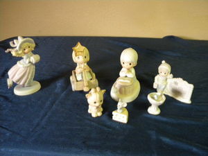 lot 538 image: Precious Moments 6 Figurines