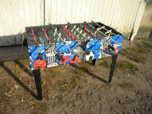 lot 421 image: Foosball Table & Mini pool table