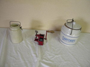 lot 570 image: 2) crocks and sharpner