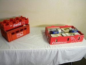 lot 629 image: Poly Coke case4) boxes 90 pulls