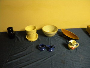 lot 694 image: Red Wing Pitcher, bowl and more