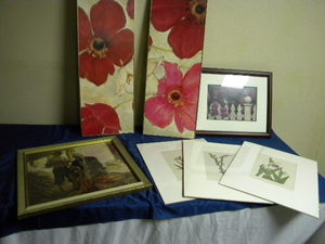 lot 716 image: Harvesting Popcorn, Floral & Watercolors