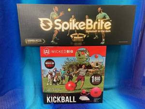 lot 62 image: Kickball and spikebrite game Donated by Thrivent Action Teams