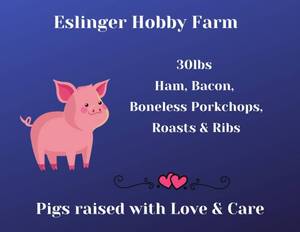 lot 12 image: Pork Package from Eslinger Farm