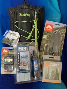 lot 82 image: Kit for Outdoor Hiking donated by Dr. Chris Edwards with Stucky Chiropractic
