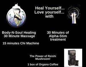 lot 97 image: Love Yourself with Wellness Package with Body-N-Soul Healing