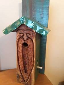 lot 30 image: Troll Birdhouse Donated by Marv Nelson