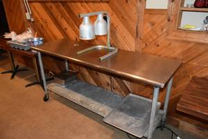 lot 55 image: SS Roller Table 6 X 24