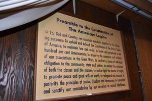 lot 84 image: Preamble sign