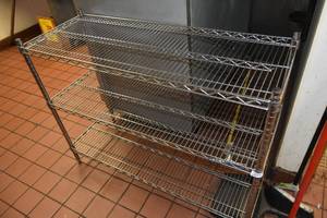 lot 36 image: SS NSF 3 Shelf 4 unit