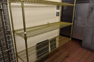 lot 42 image: Metal 4 Shelf 5 X 18 D