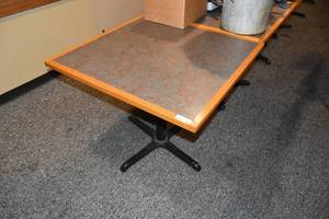 lot 107 image: 6) Square 36 Tables