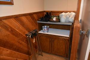 lot 111 image: Corner cabinet  more