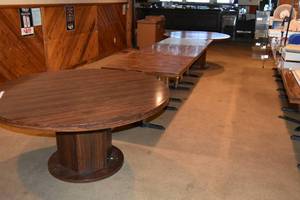 lot 126 image: 2 5 round ad 3 square tables