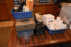 lot 133 image: 4) Cash Boxes, Heater