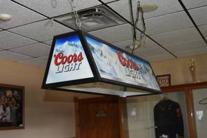 lot 150 image: Coors Light pool table