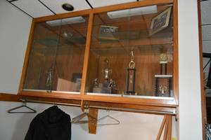 lot 172 image: Locking display cabinet