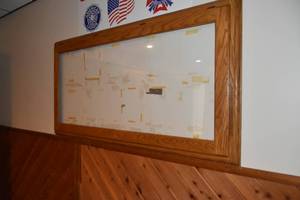 lot 174 image: Display cabinet on wall