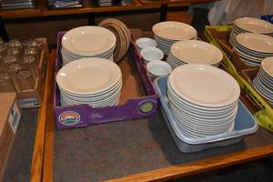 lot 206 image: 3) Flats of Plates