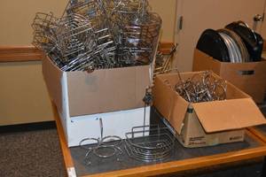 lot 213 image: Metal Condiment Holders