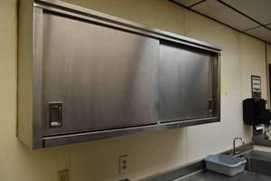 lot 50 image: SS Wall Cabinet wDoors