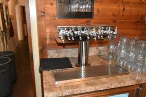 lot 292 image: Beer tappers and keg taps in cooler