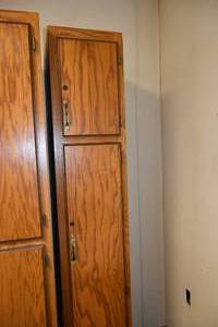 lot 302 image: 12W  X 7 Tall Flag Cabinet wtwo doors