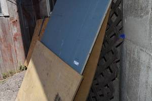 lot 48 image: 2) 4 x 8 lattice, wood panels