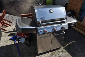 lot 58 image: Weber Genesis  grill &amp cover