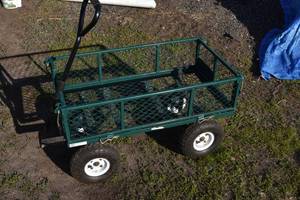 lot 76 image: Green Garden mesh wagon